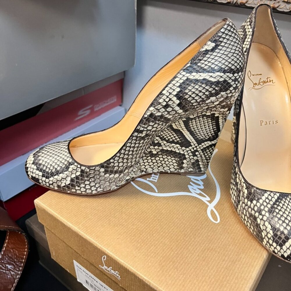 Christian Louboutin Snake-Pumps - Picture 4 of 4
